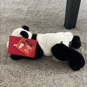FAO Schwarz Black and White Stuffed Panda